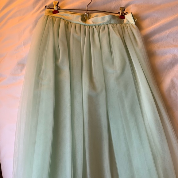 Mint Tulle Skirt - Picture 6 of 8
